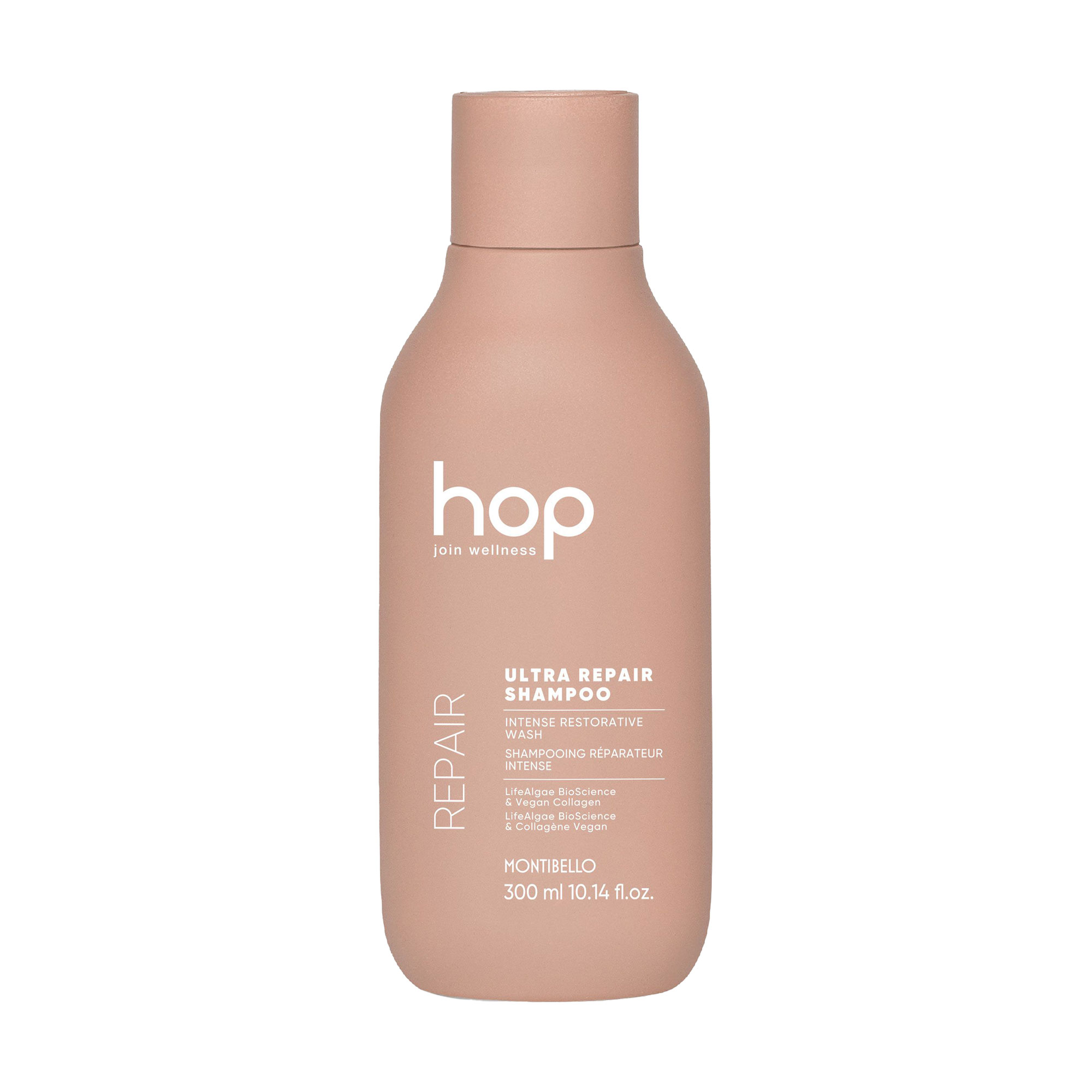Відновлювальний шампунь для сухого та пошкодженого волосся Montibello HOP Ultra Repair Shampoo, 300 мл